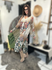 Robe MIRANDA kaki