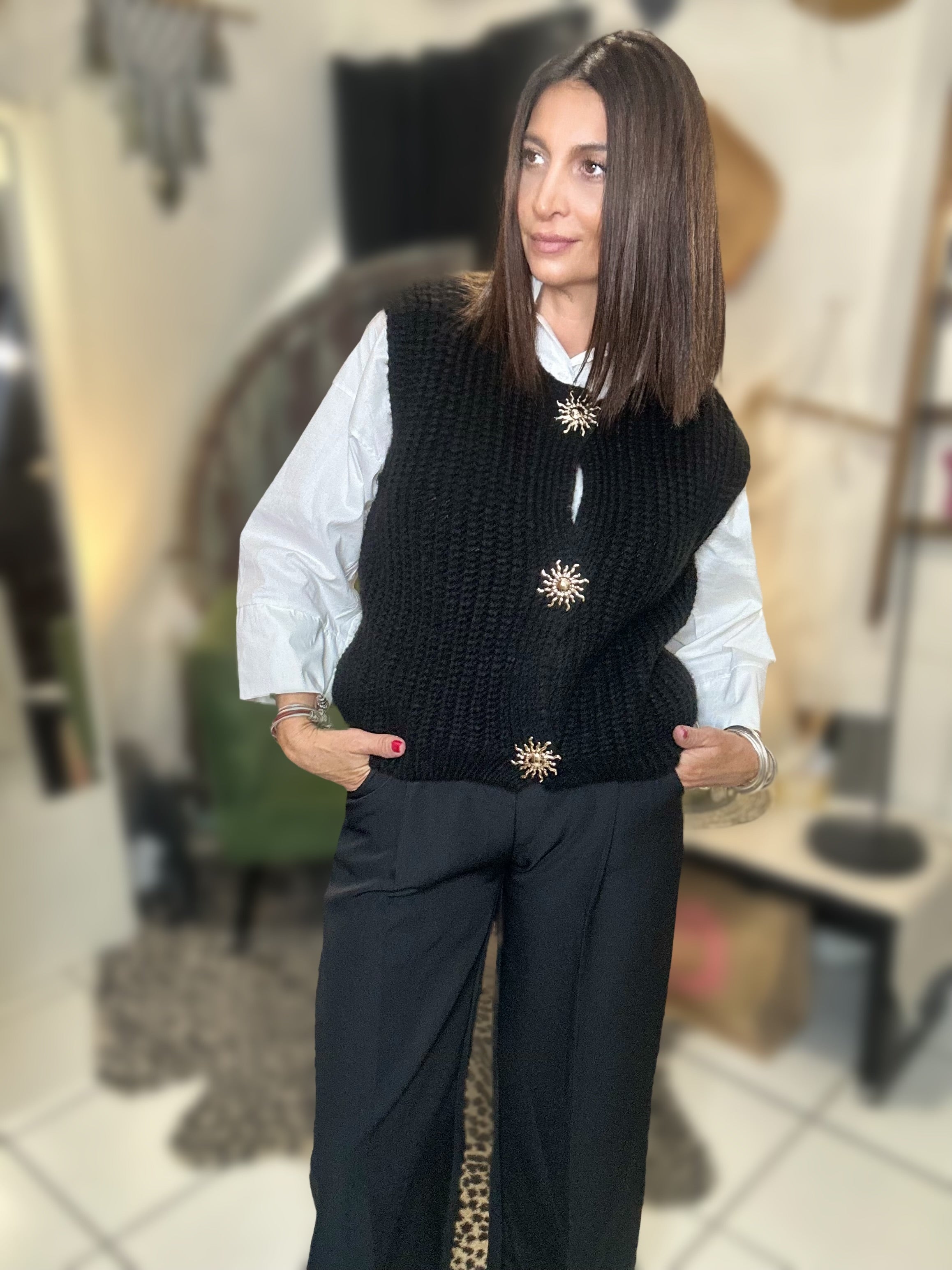 Pull sans manches EMELINE