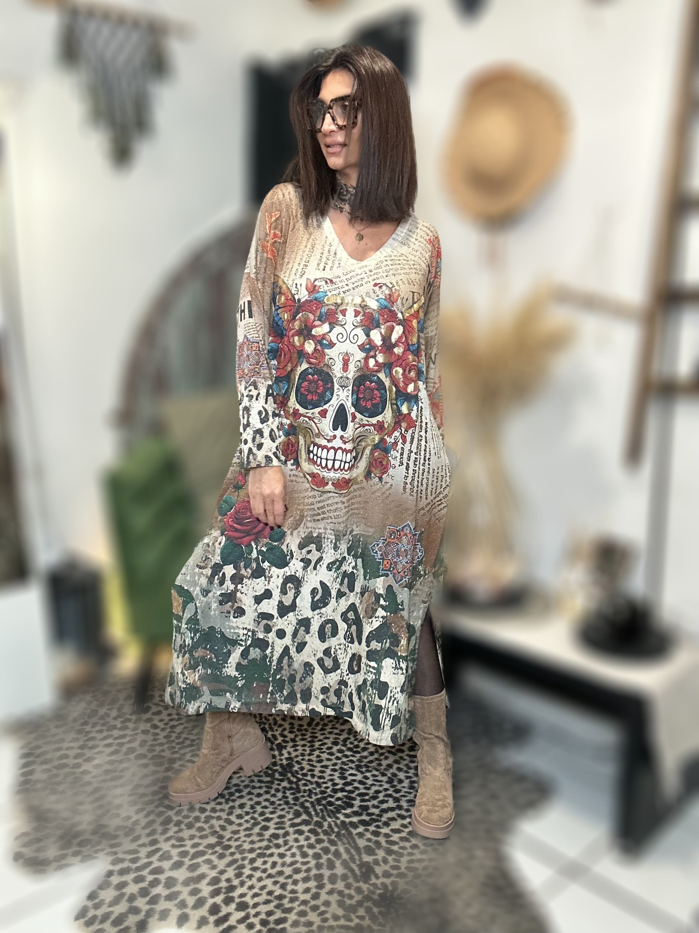 Robe MIRANDA kaki