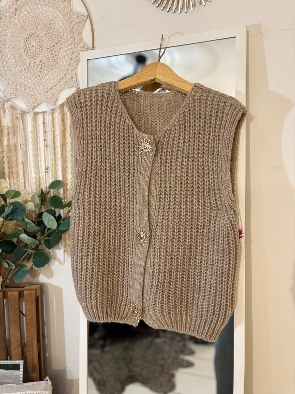 Pull sans manches EMELINE