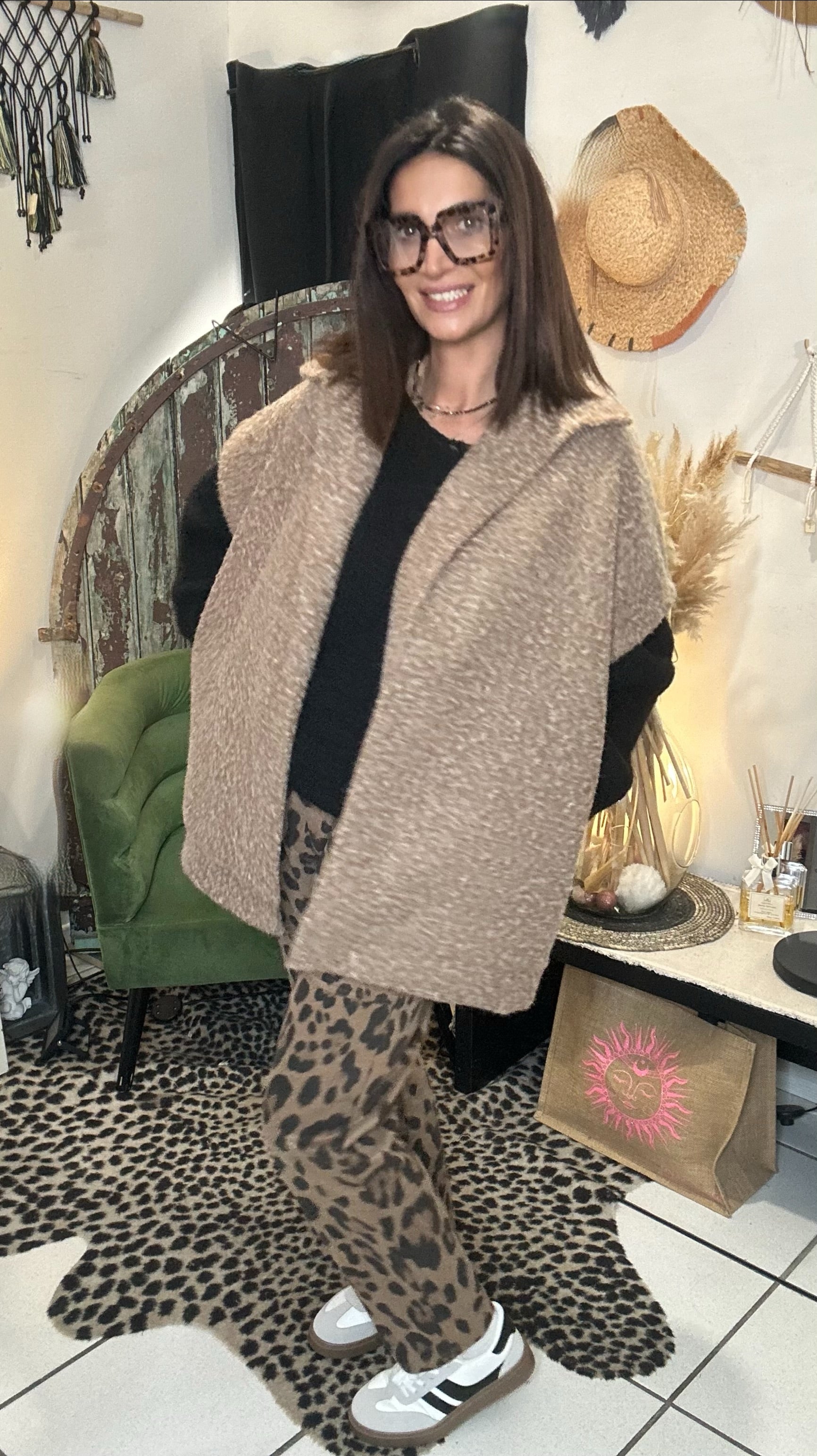 Veste sans manches STÉPHANIE