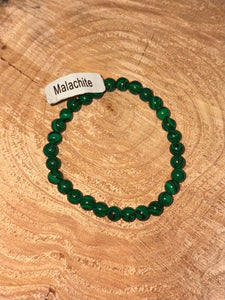 Bracelet pierre Malachite T1