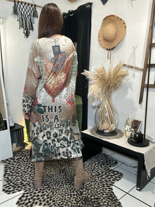 Robe MIRANDA kaki