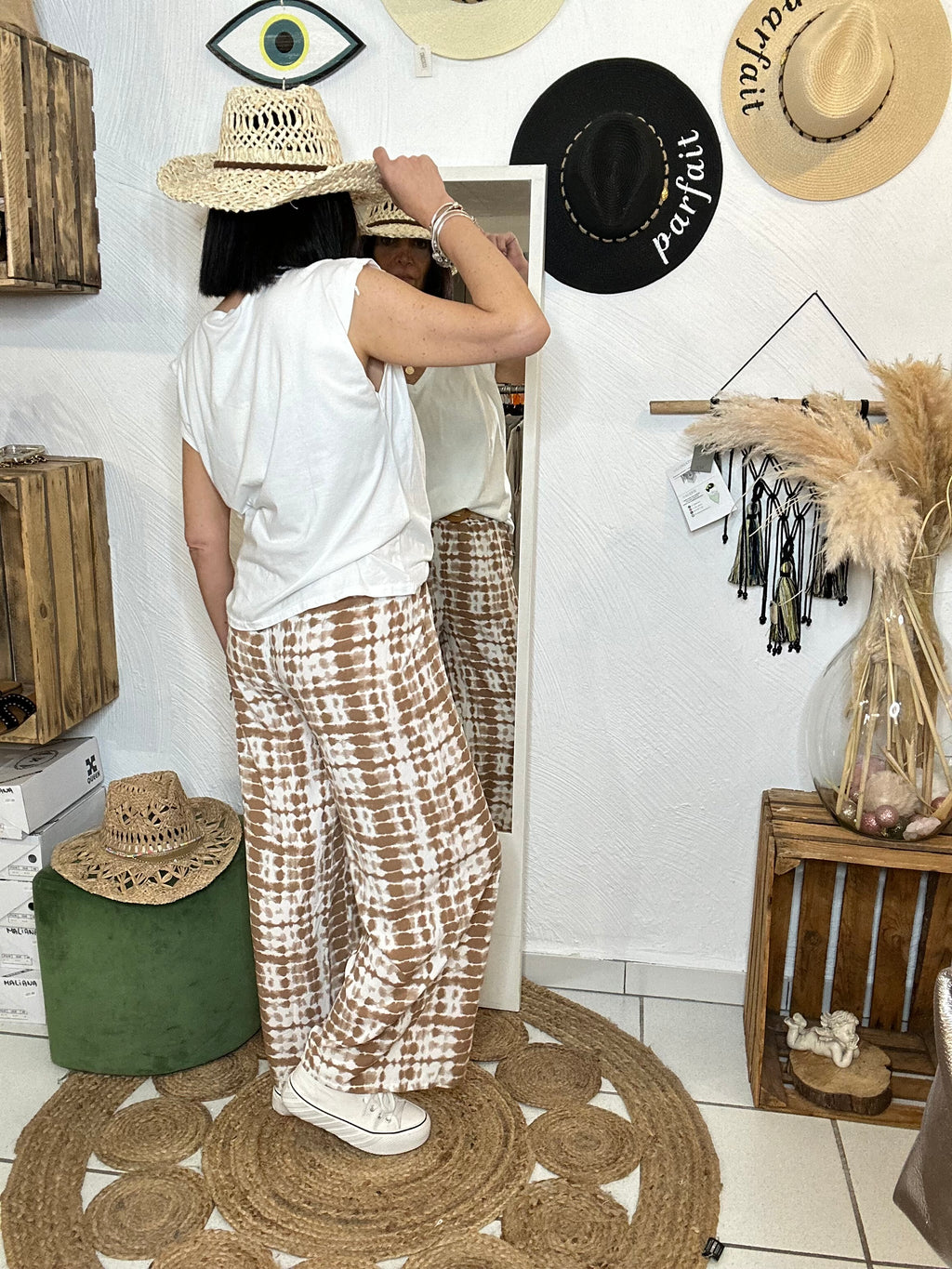 Pantalon NOEMIE pantalon large pantalon hippie 