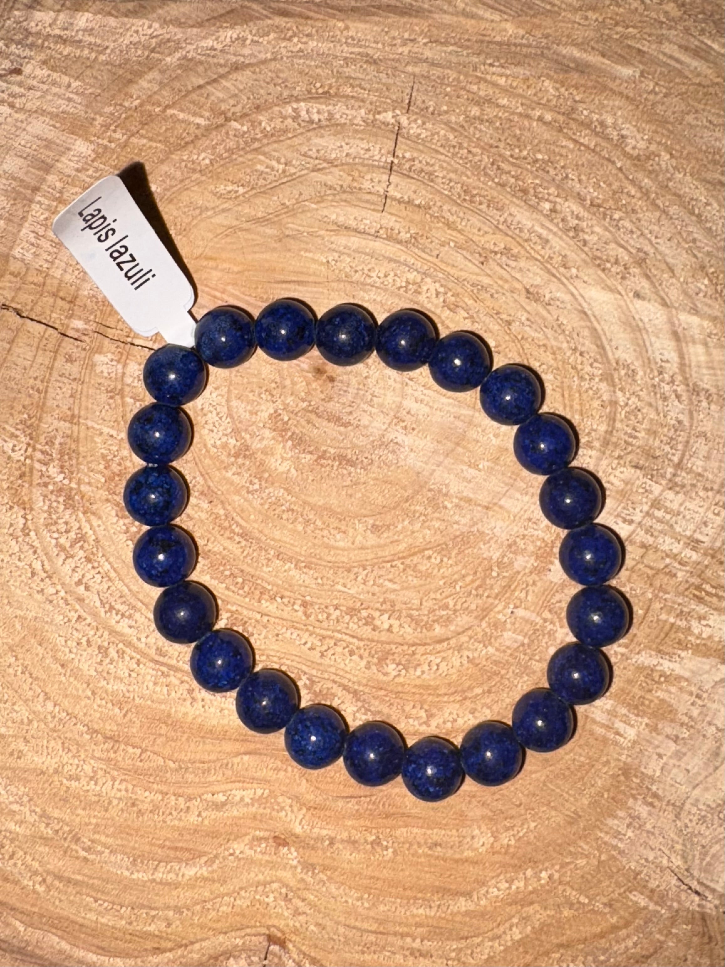 Bracelet pierre lapis lazuli T2
