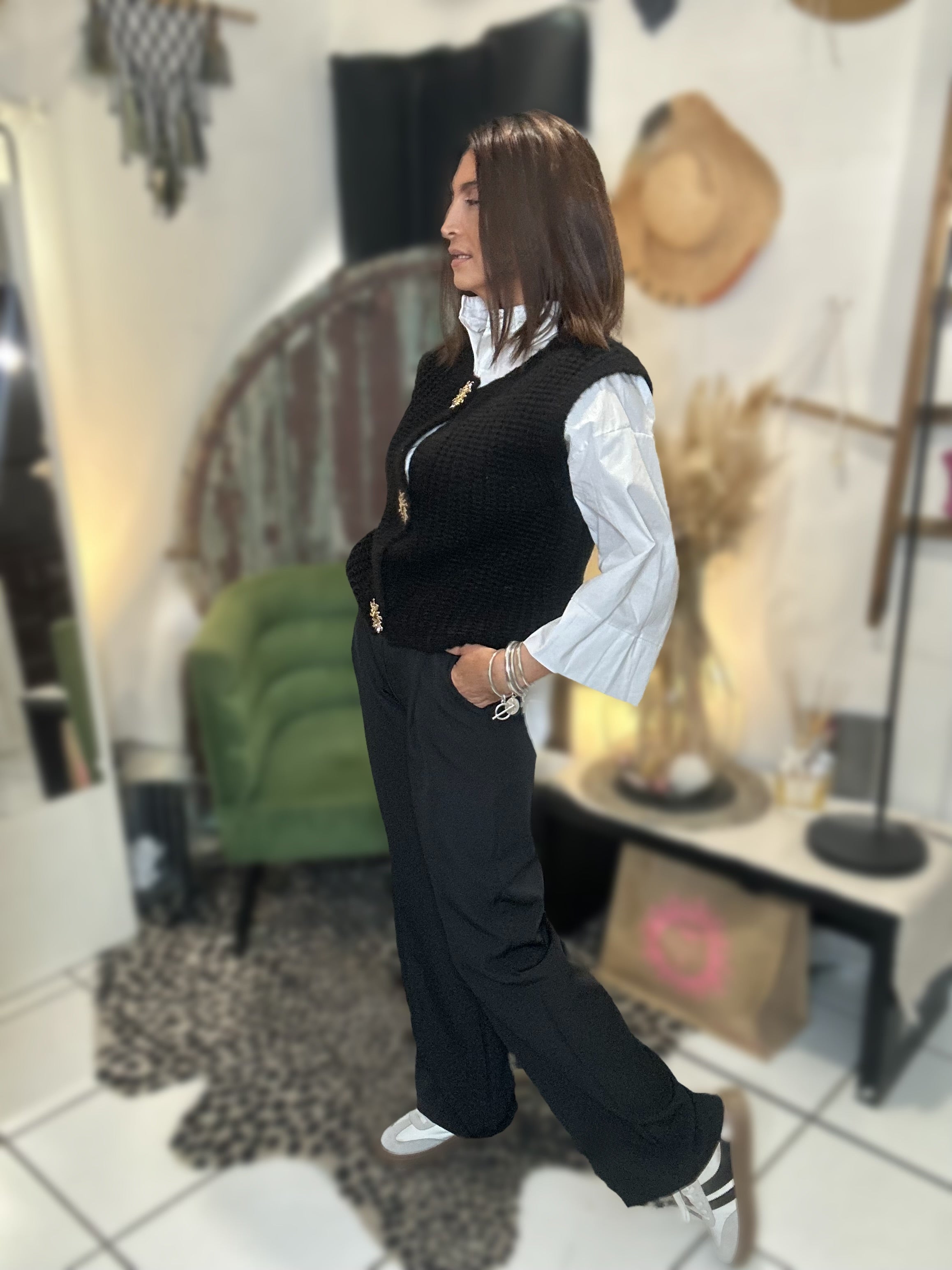 Pull sans manches EMELINE