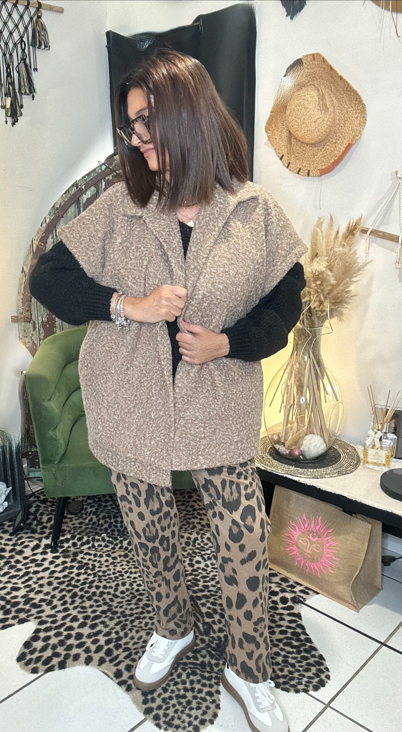 Veste sans manches STÉPHANIE