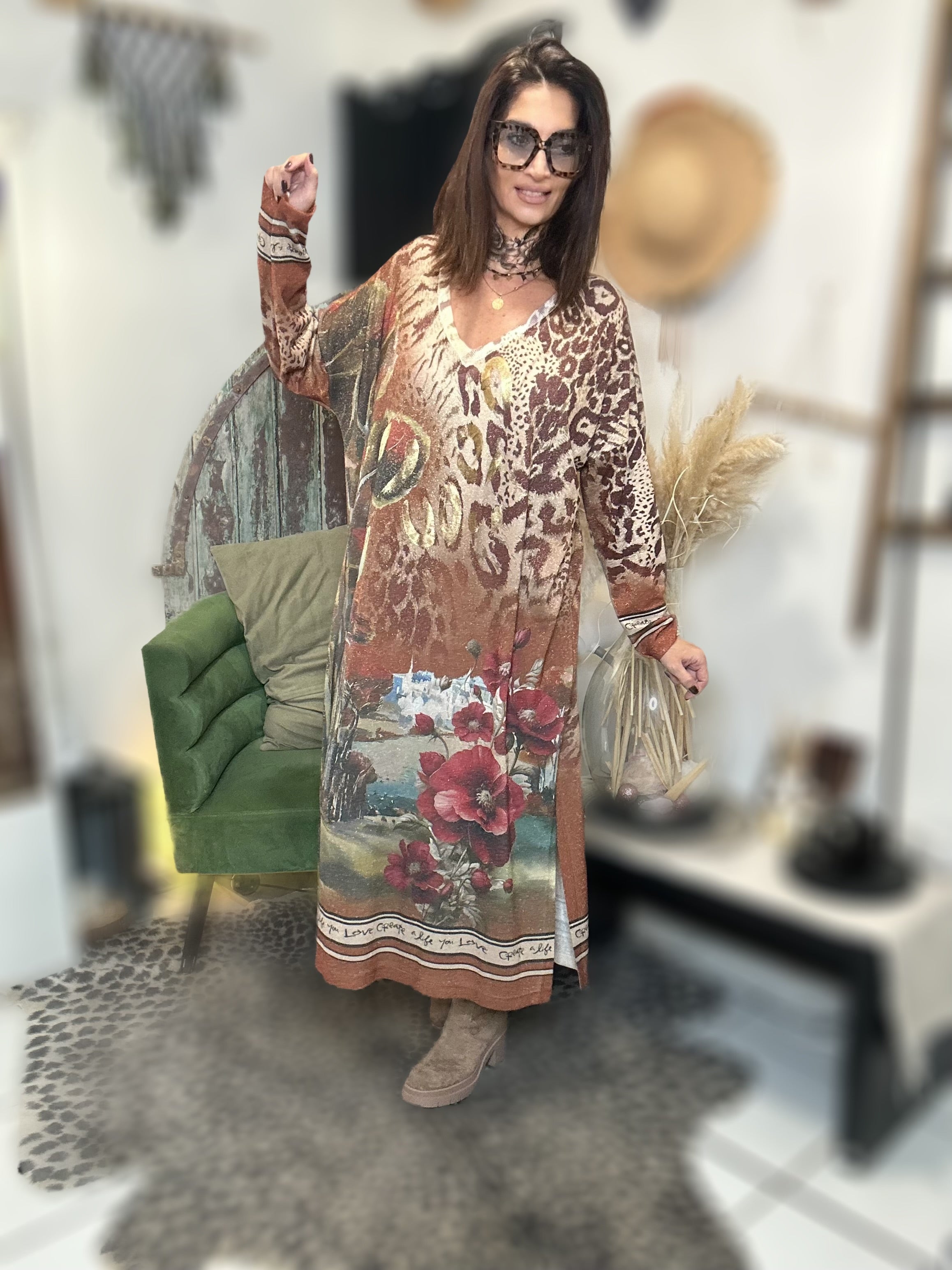 Robe MIRANDA Bordeaux