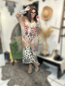 Robe MIRANDA kaki