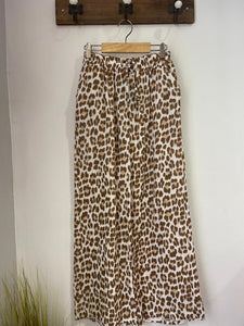 Pantalon BONI pantalon léopard Pantalon large