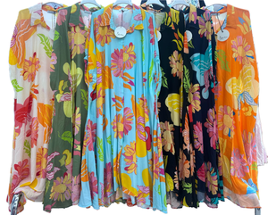 Robe était grande taille colorée

