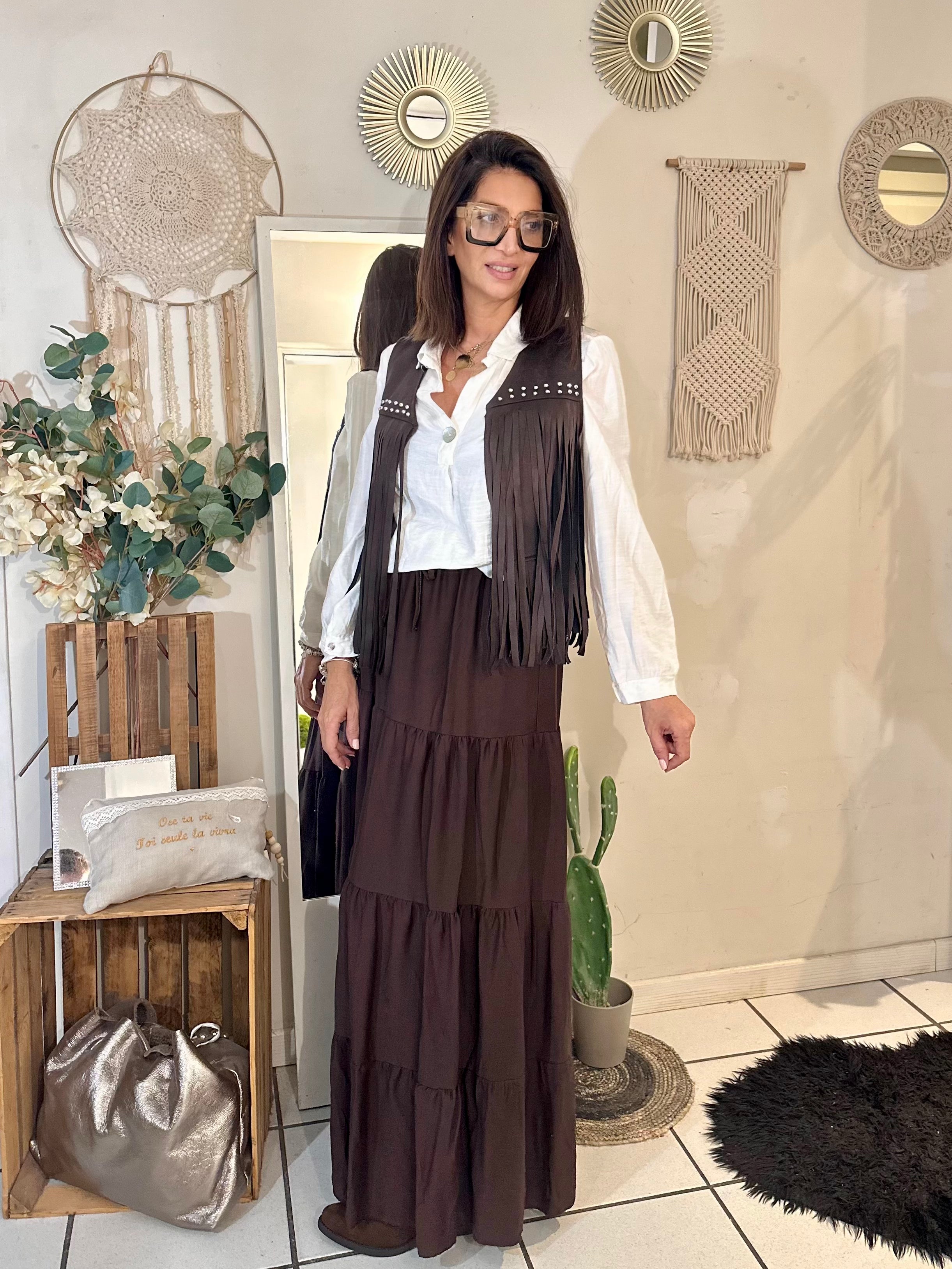 Banditas from Marseille gilet sans manche femme Gilet TEXAS Gilet TEXAS