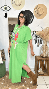 Banditas from Marseille Robe longue Robe VIRGINIE BANDITAS FROM MARSEILLE Robe VIRGINIE BANDITAS FROM MARSEILLE