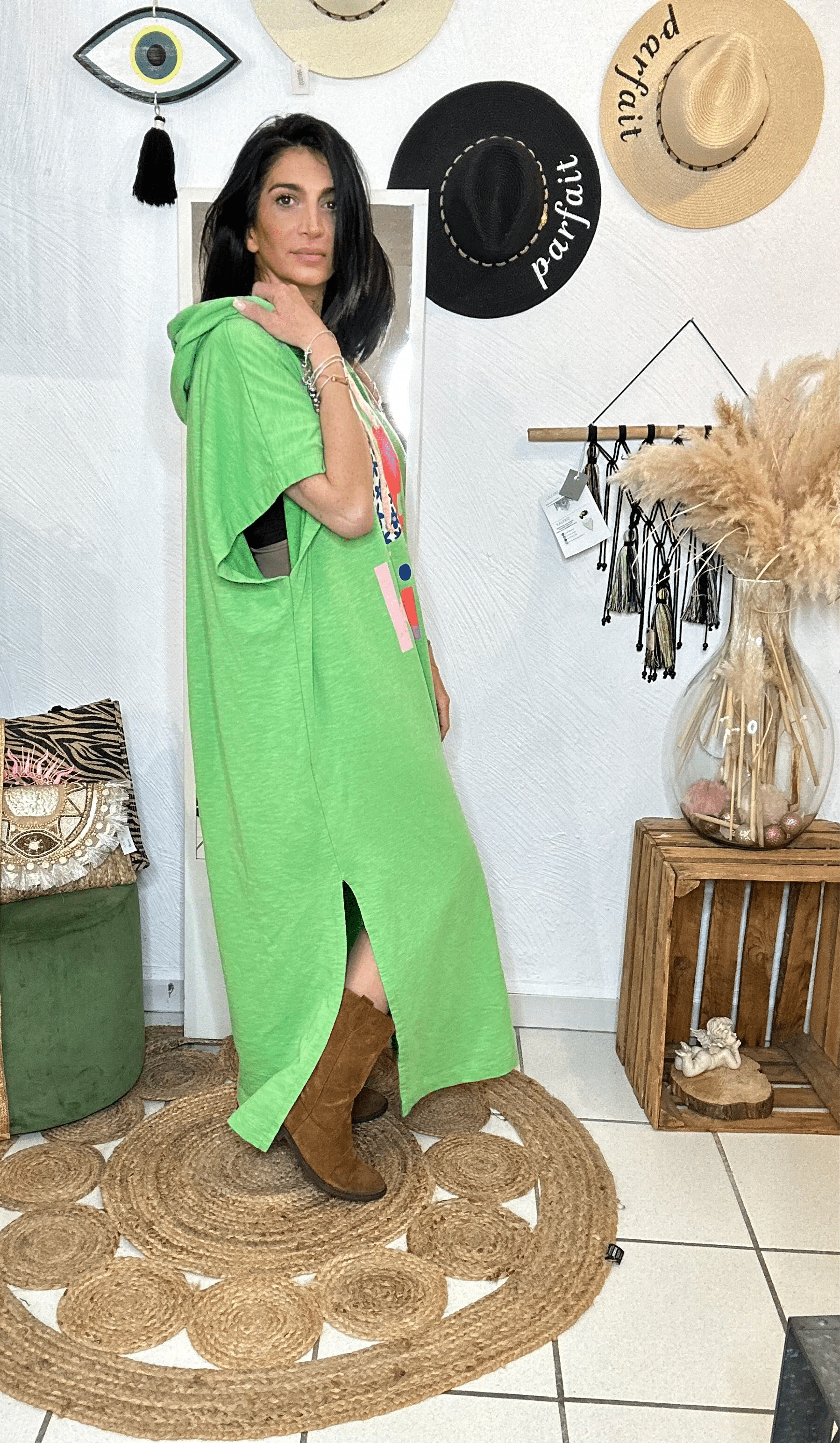 Banditas from Marseille Robe longue Robe VIRGINIE BANDITAS FROM MARSEILLE Robe VIRGINIE BANDITAS FROM MARSEILLE