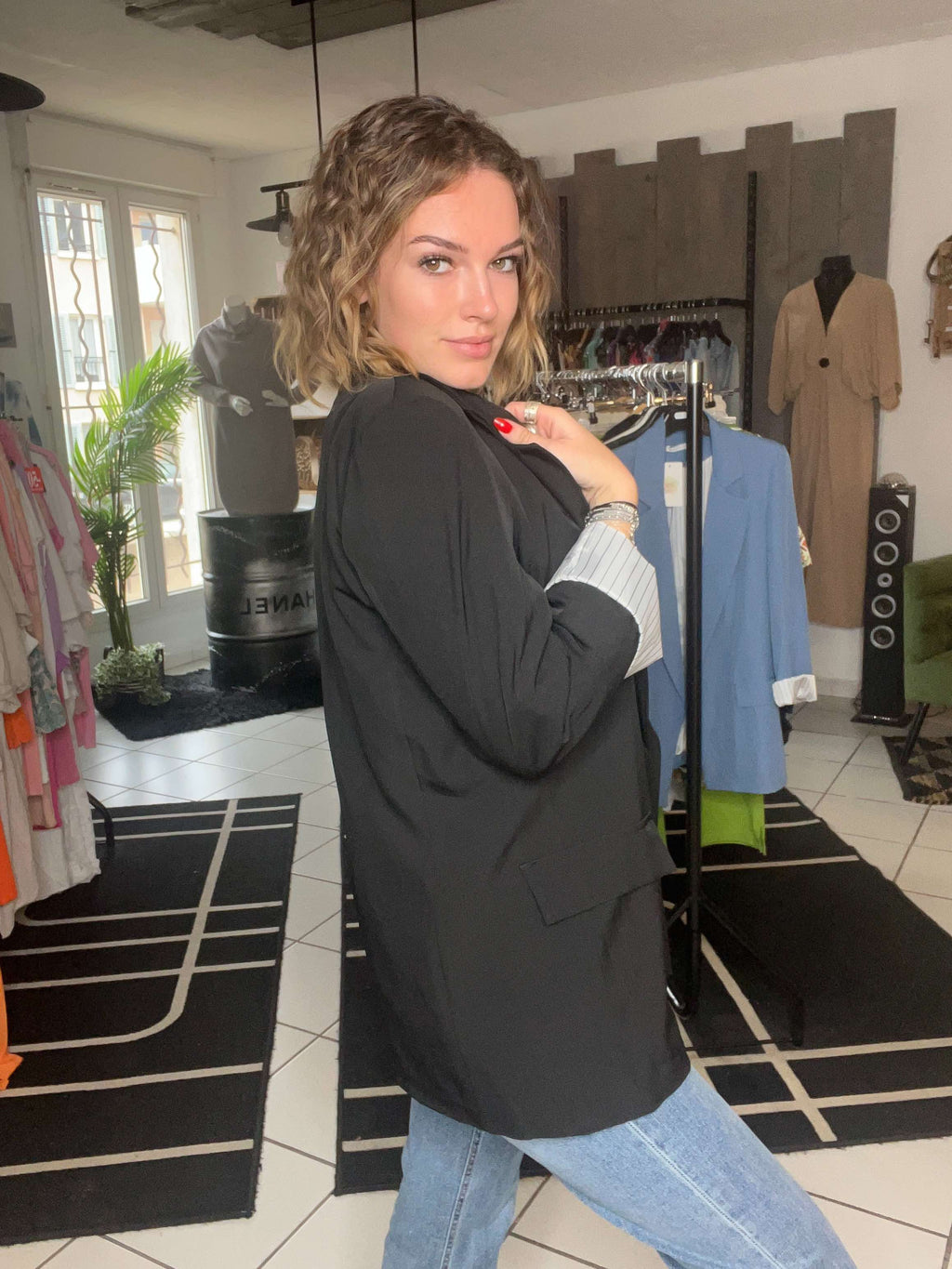 La Boutique 83470 Blazer Blazer PRUNE Blazer PRUNE