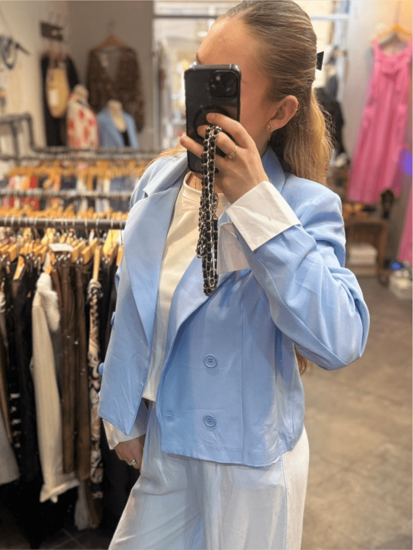 La Boutique 83470 Blazer Du 36 au 42 / Bleu ciel Blazer AGATHE Blazer AGATHE