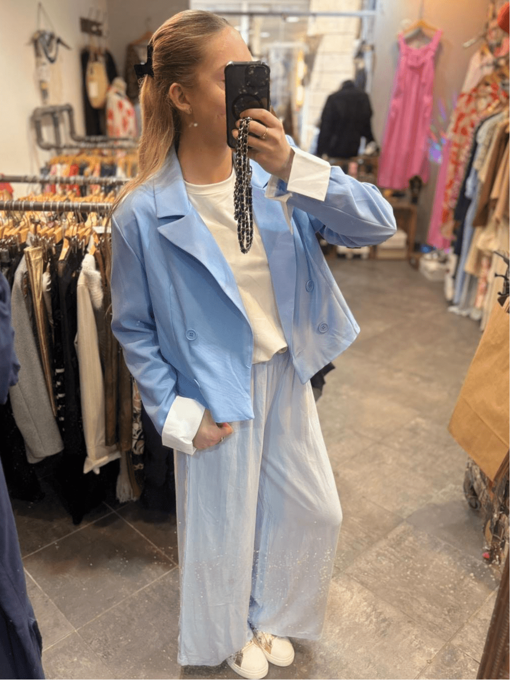 La Boutique 83470 Blazer Du 36 au 42 / Bleu ciel Blazer AGATHE Blazer AGATHE