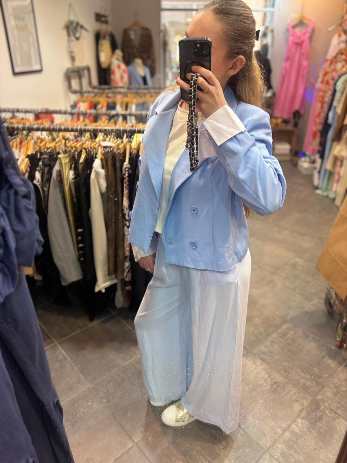 La Boutique 83470 Blazer Du 36 au 42 / Bleu ciel Blazer AGATHE Blazer AGATHE