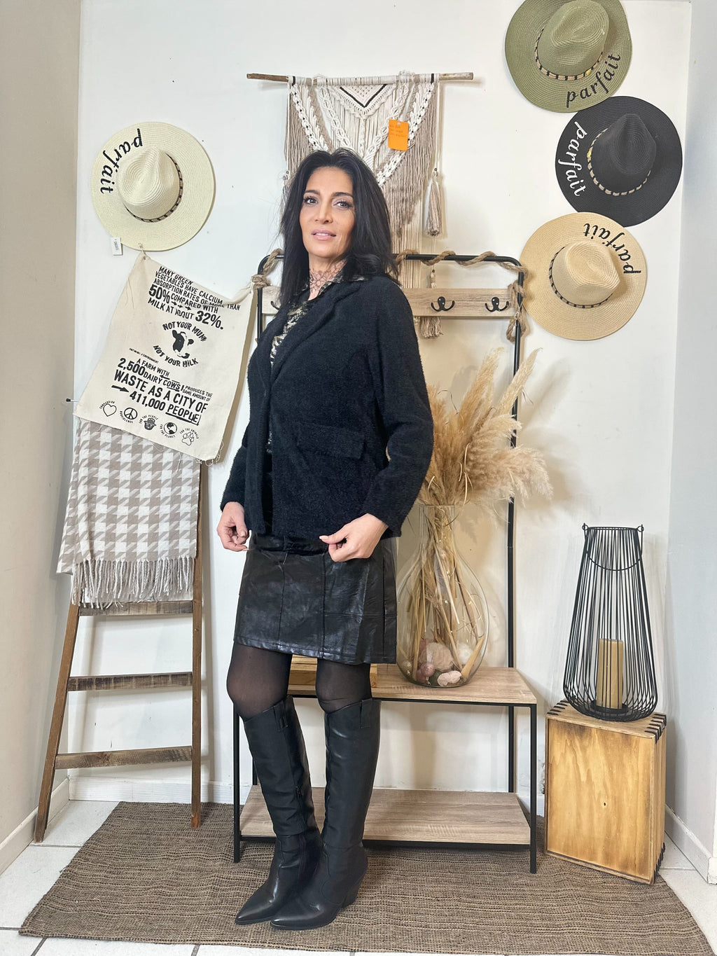 La Boutique 83470 Blazer Du 36 au 44 / Noir Blazer NOEMIE Blazer NOEMIE