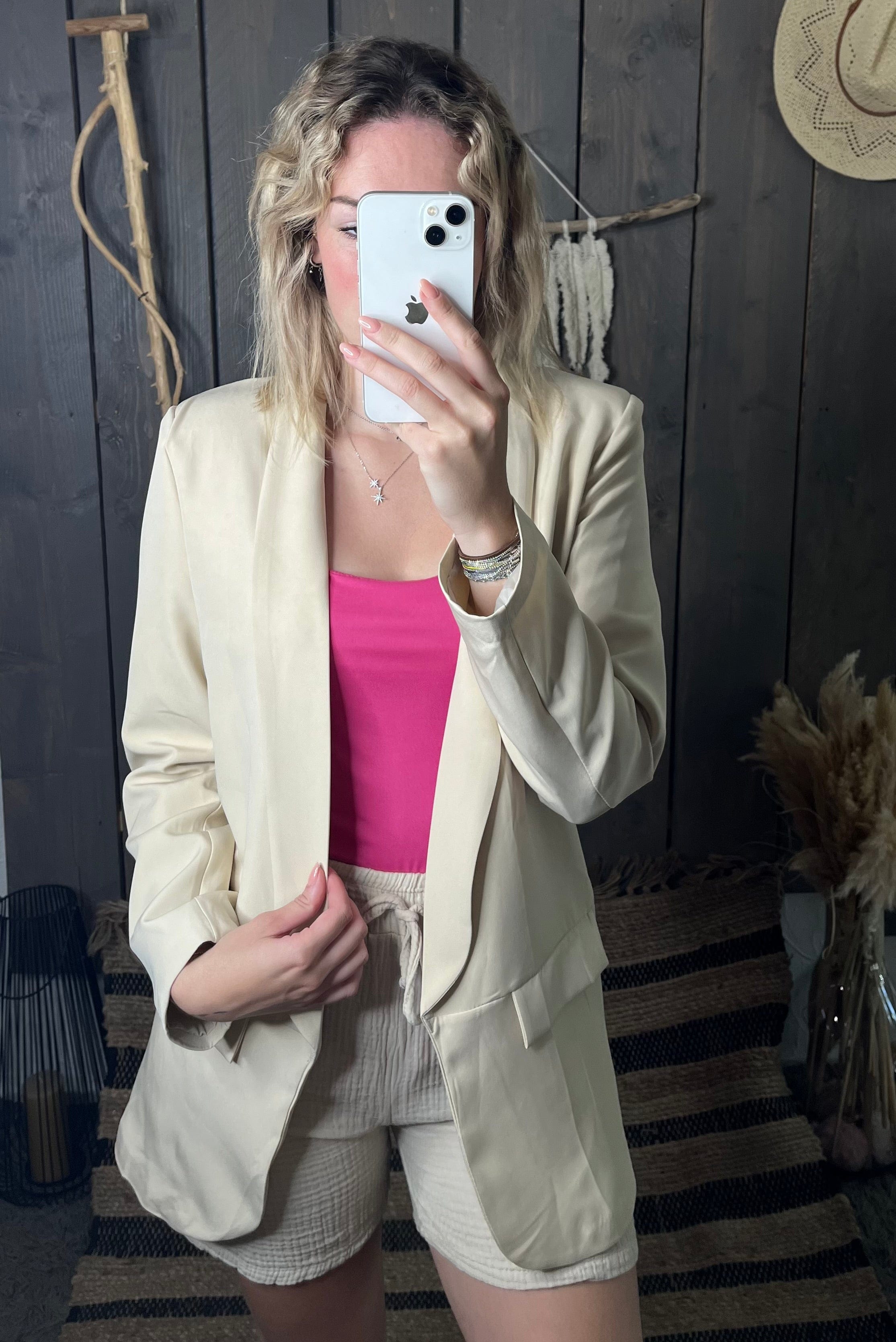 La Boutique 83470 Blazer TU 36 au 42 / Crème Blazer ALABAMA