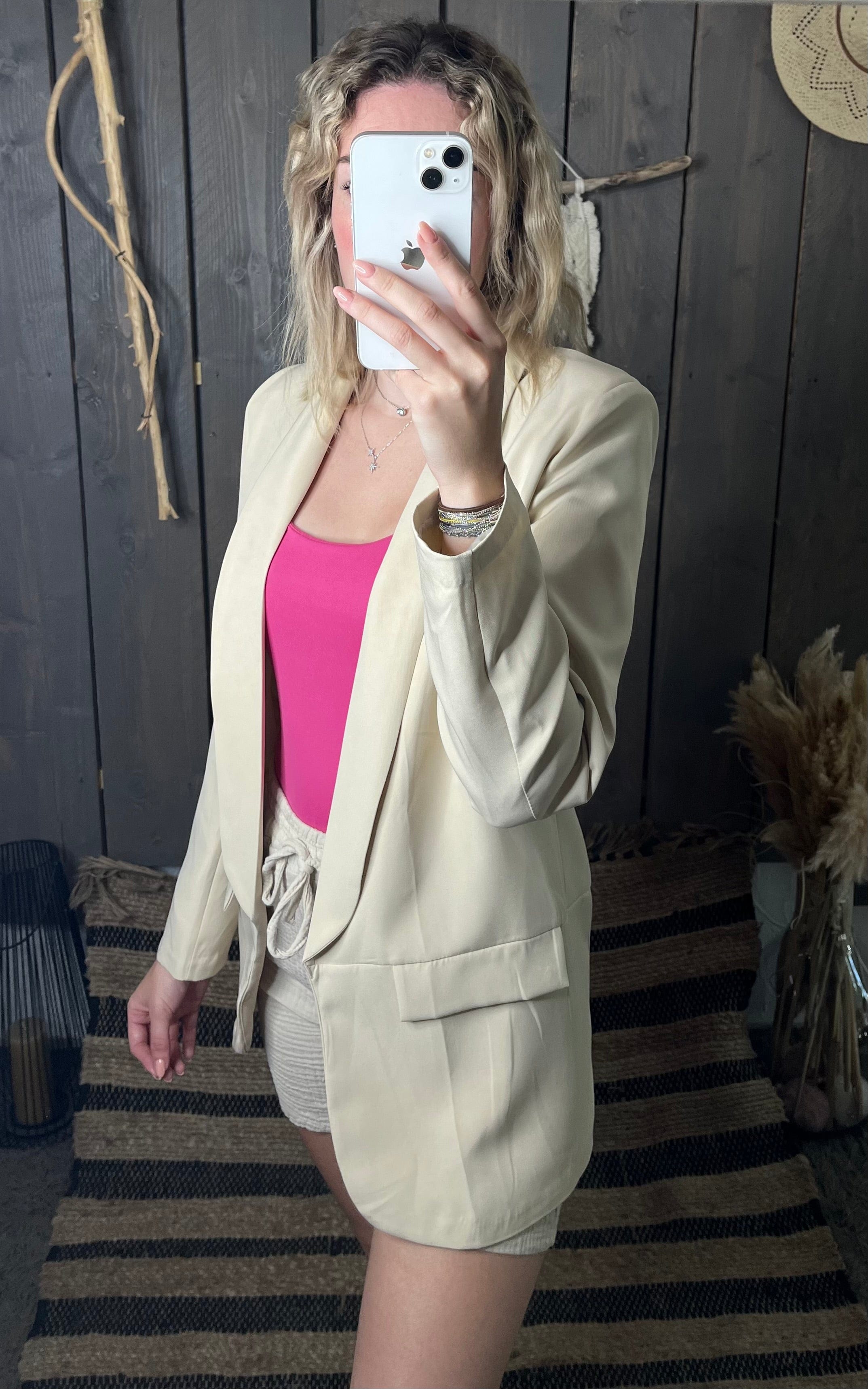 La Boutique 83470 Blazer TU 36 au 42 / Crème Blazer ALABAMA