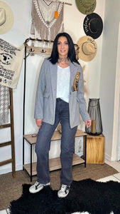 La Boutique 83470 Blazer TU 36 au 44 / Gris Blazer NORA Blazer NORA