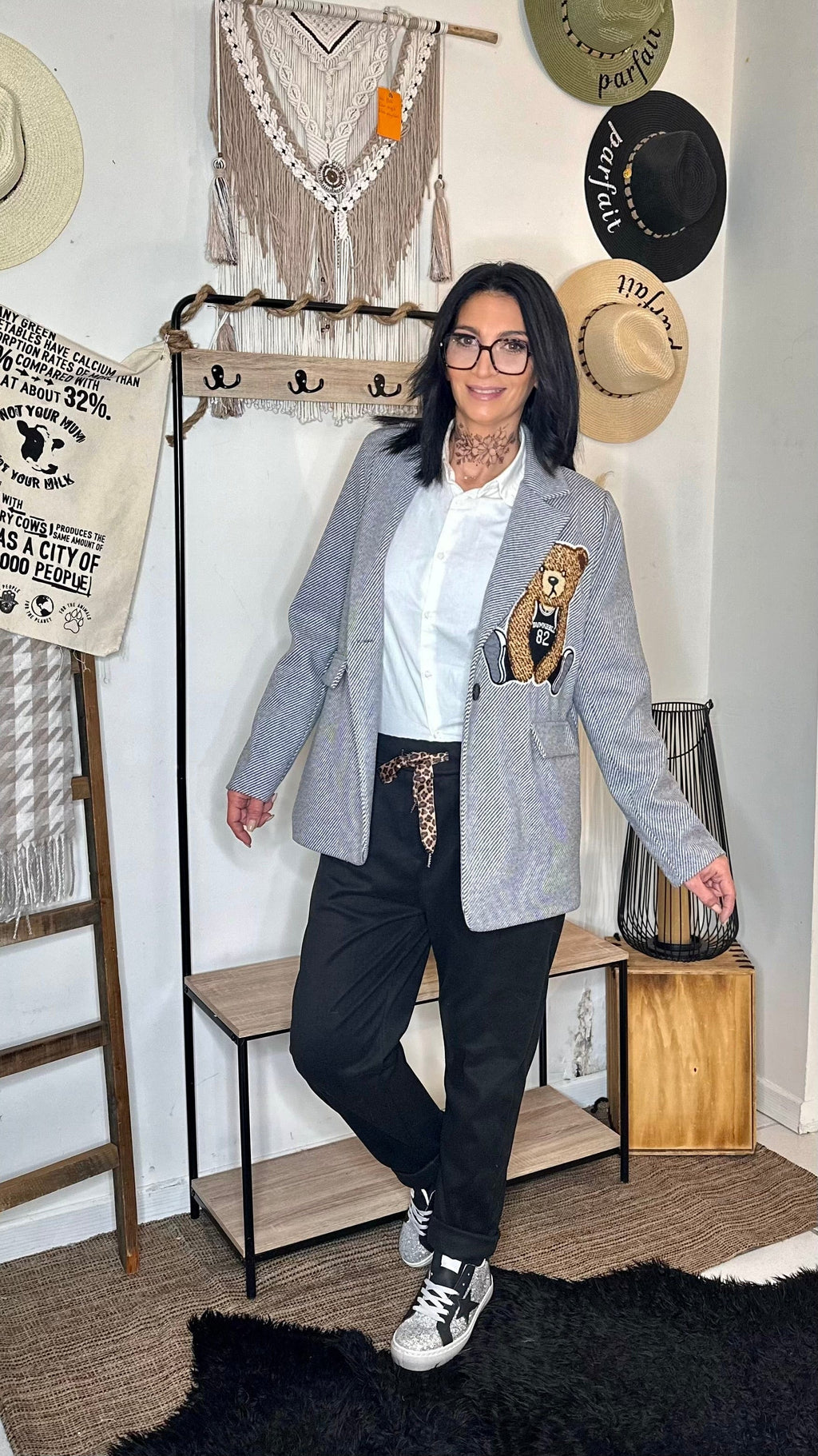 La Boutique 83470 Blazer TU 36 au 44 / Gris Blazer NORA Blazer NORA