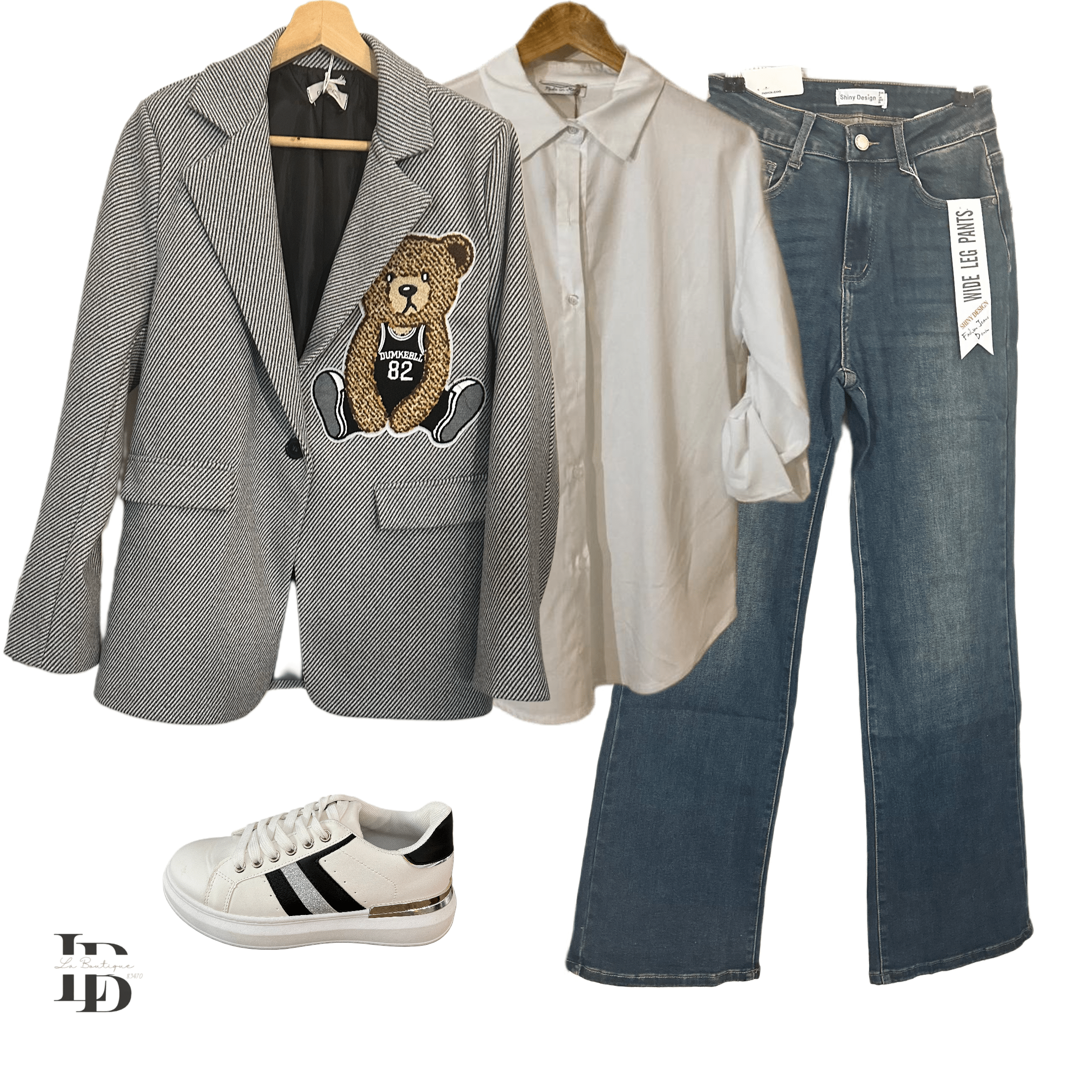 La Boutique 83470 Blazer TU 36 au 44 / Gris Blazer NORA Blazer NORA