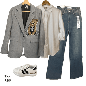La Boutique 83470 Blazer TU 36 au 44 / Gris Blazer NORA Blazer NORA