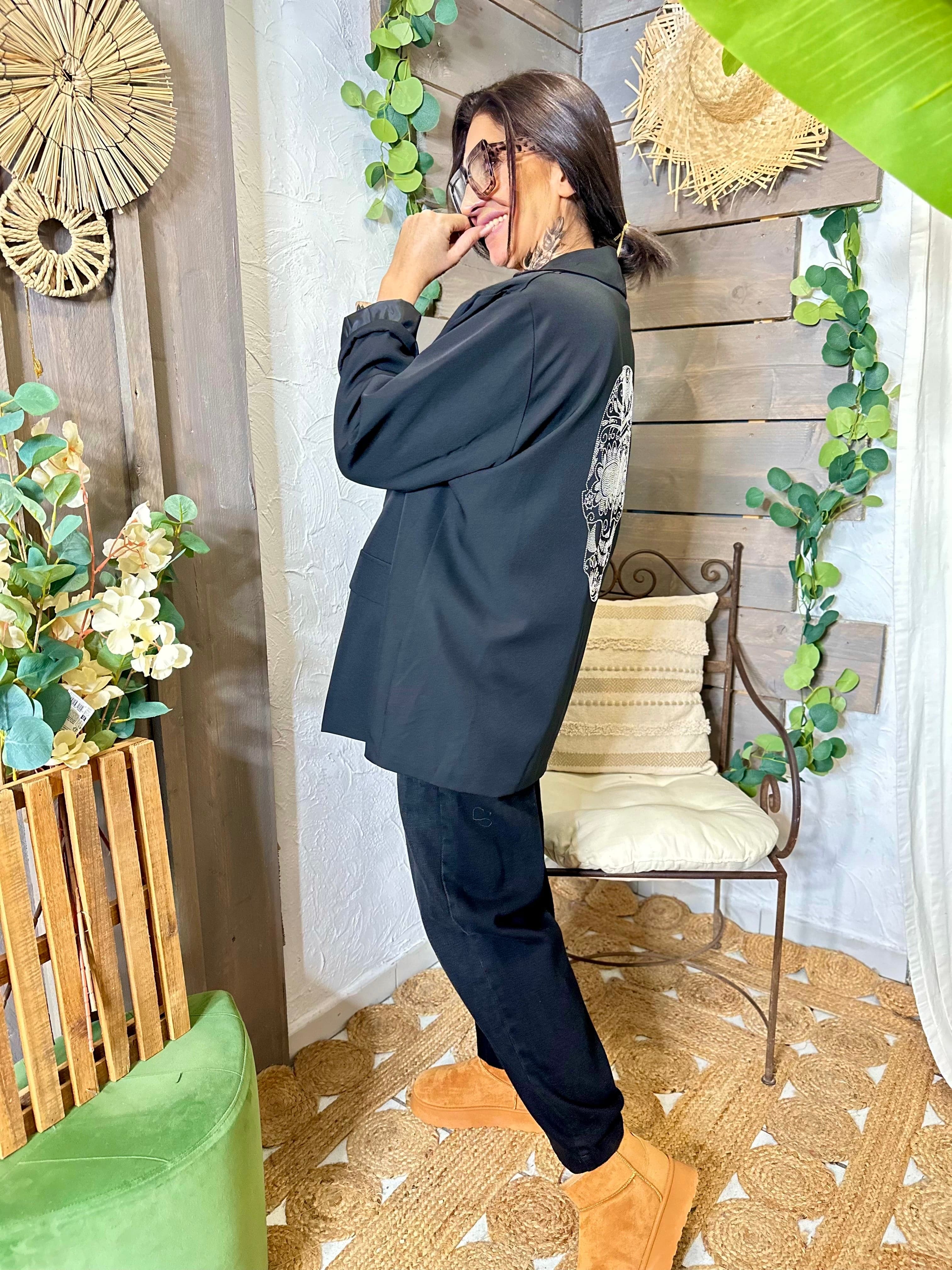 La Boutique 83470 Blazer Tu du 38 au 48 / Noir Blazer CLEMENT Blazer CLEMENT