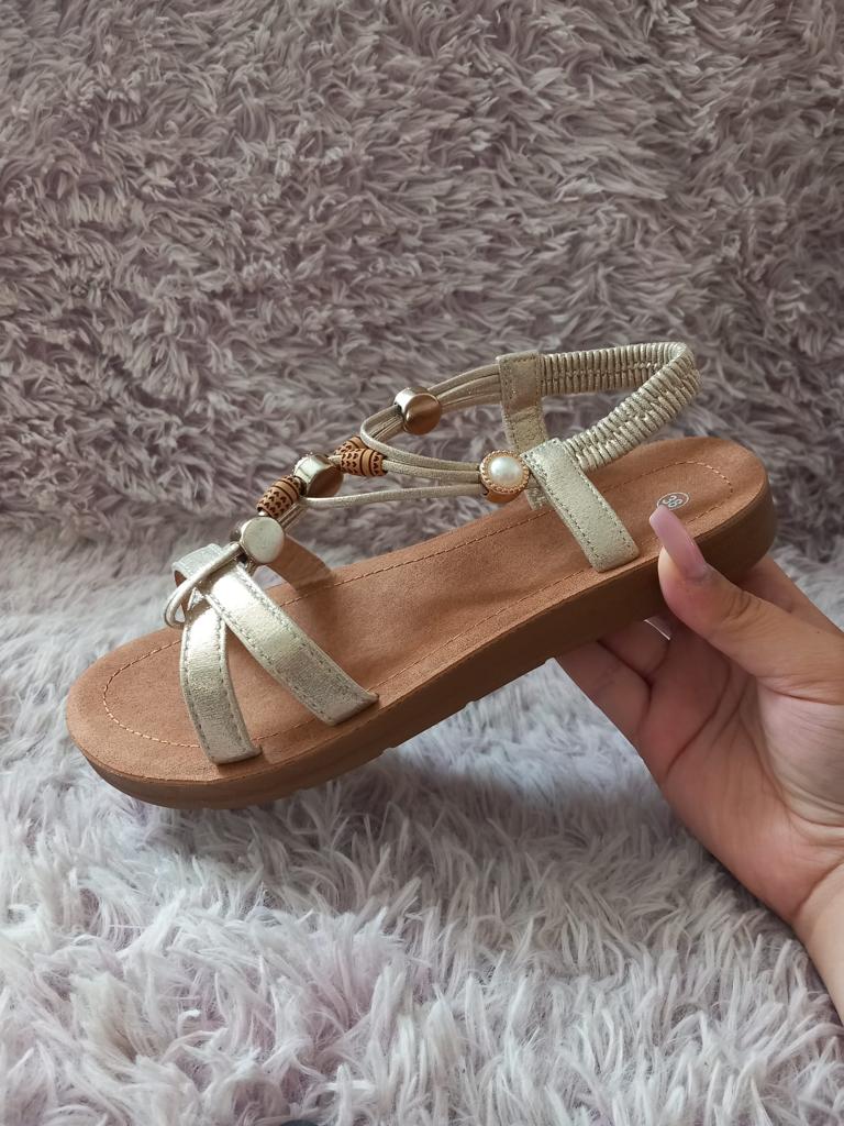 sandale perle femme