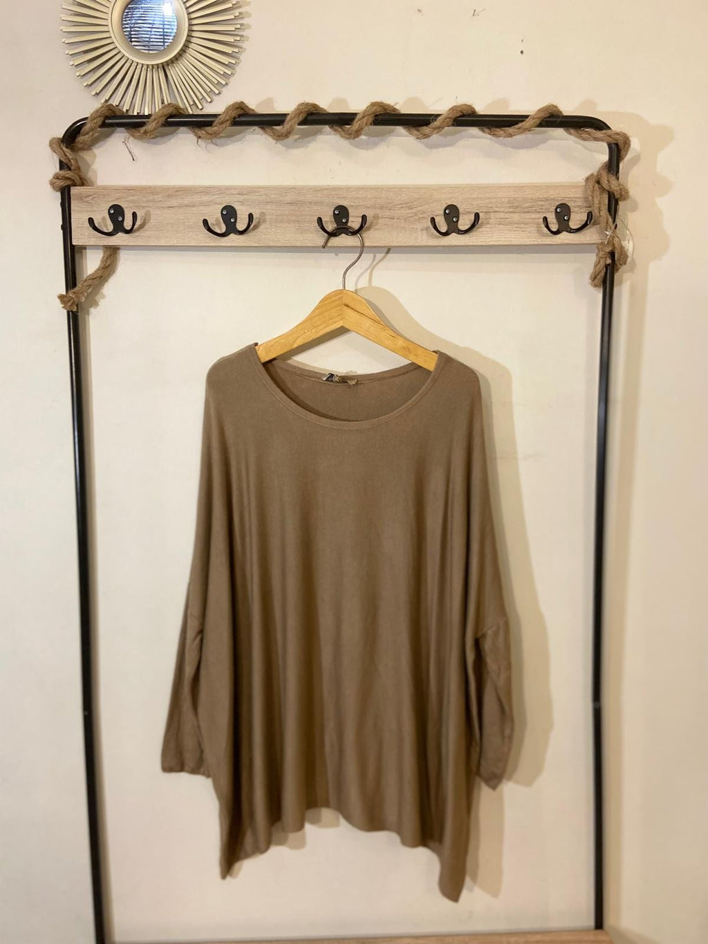 La Boutique 83470 Haut femme Camel / TU du 38 au 44 Haut PAOLA Haut PAOLA