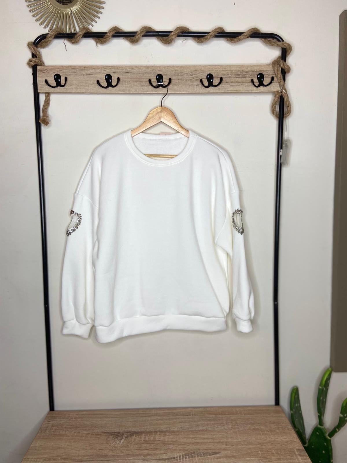 La Boutique 83470 Haut femme Du 36 au 42 / Blanc Sweat CARLA Sweat CARLA