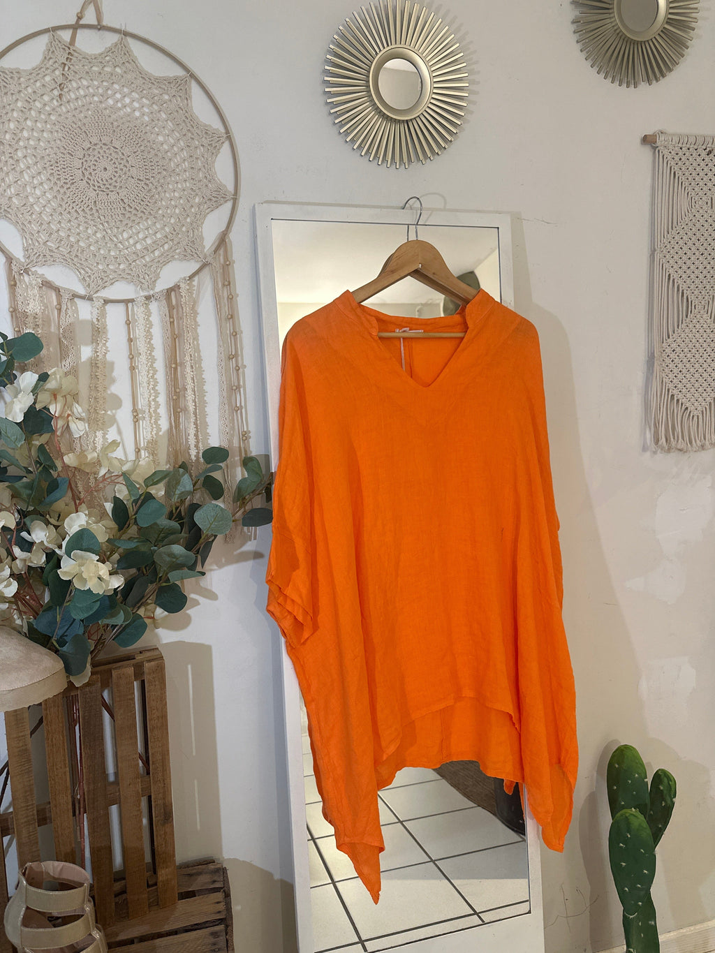 La Boutique 83470 Haut femme Orange / Tu du 40 au 50 Tunique CHANTAL Tunique CHANTAL