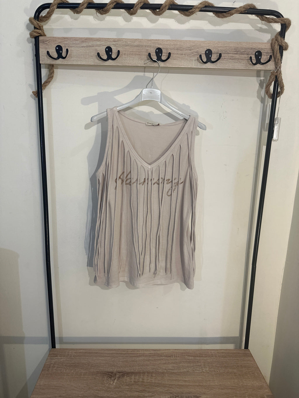 La Boutique 83470 Haut femme TU 36 au 40 / Beige Débardeur SAPHIR Débardeur SAPHIR