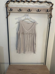 La Boutique 83470 Haut femme TU 36 au 40 / Beige Débardeur SAPHIR Débardeur SAPHIR