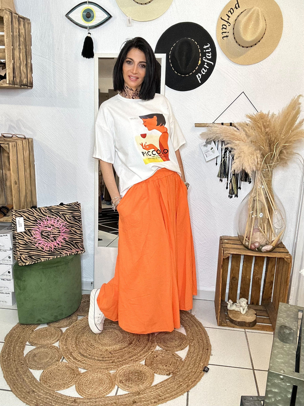 La Boutique 83470 Haut femme TU 36 au 44 T-shirt FANNY T-shirt FANNY