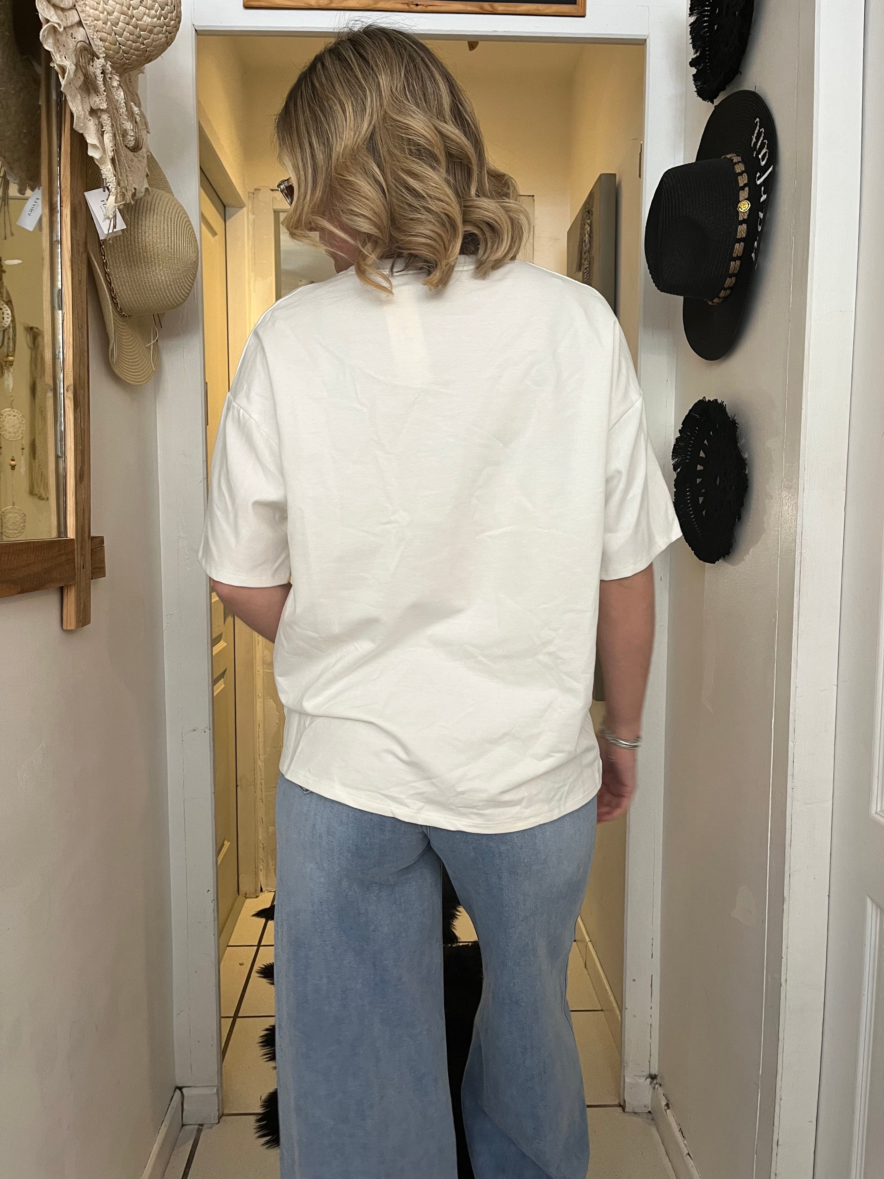 La Boutique 83470 Haut femme TU 36 au 44 T-shirt FANNY T-shirt FANNY