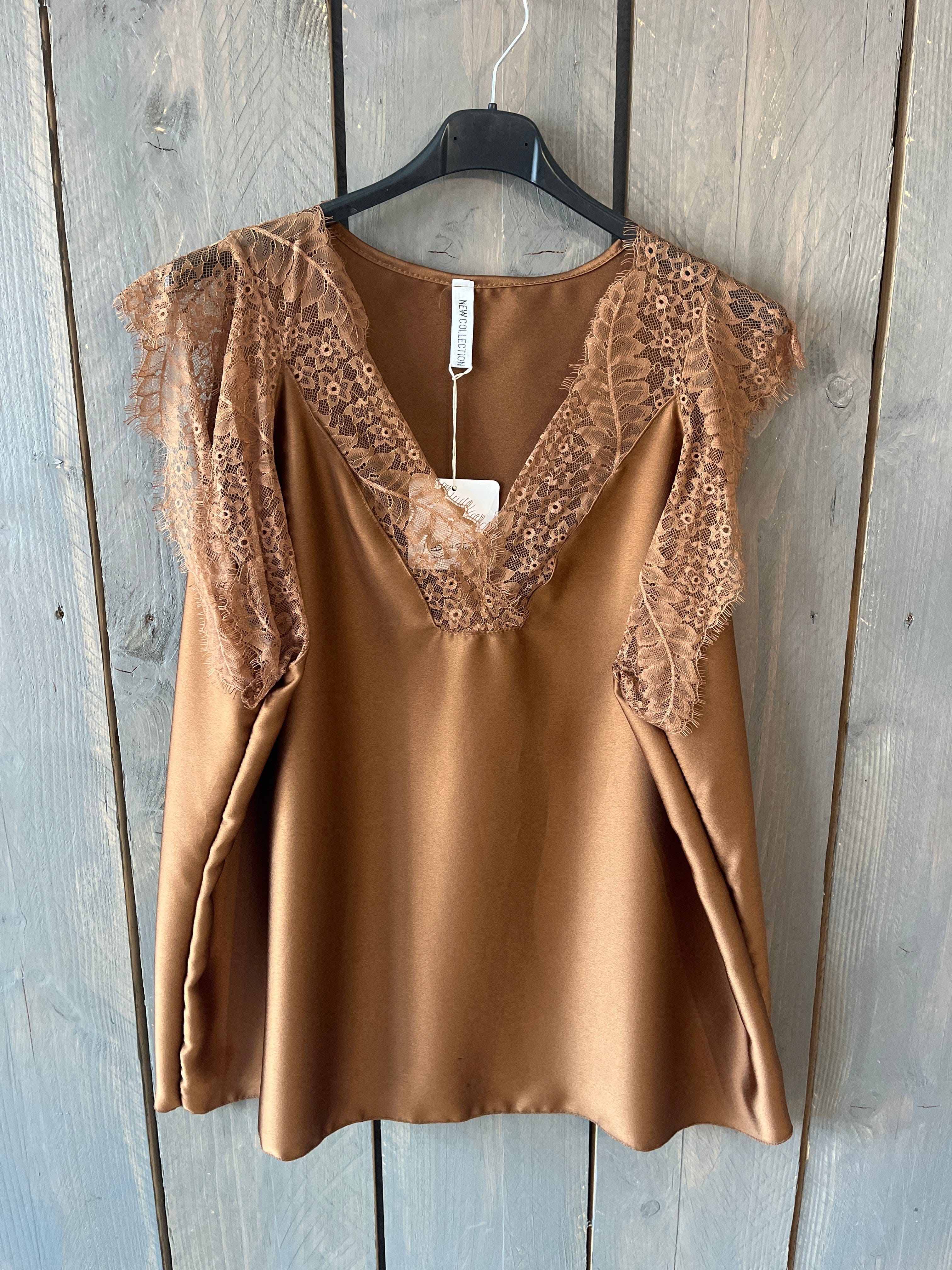 La Boutique 83470 Hauts femmes Bronze / TU 38 au 48 Caraco ALYA Caraco ALYA