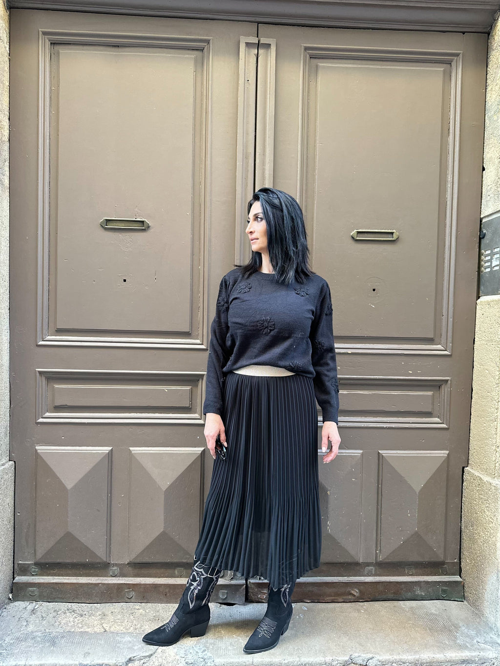 La Boutique 83470 Jupe longue TU 36 au 44 / Noir Jupe LOULA Jupe LOULA
