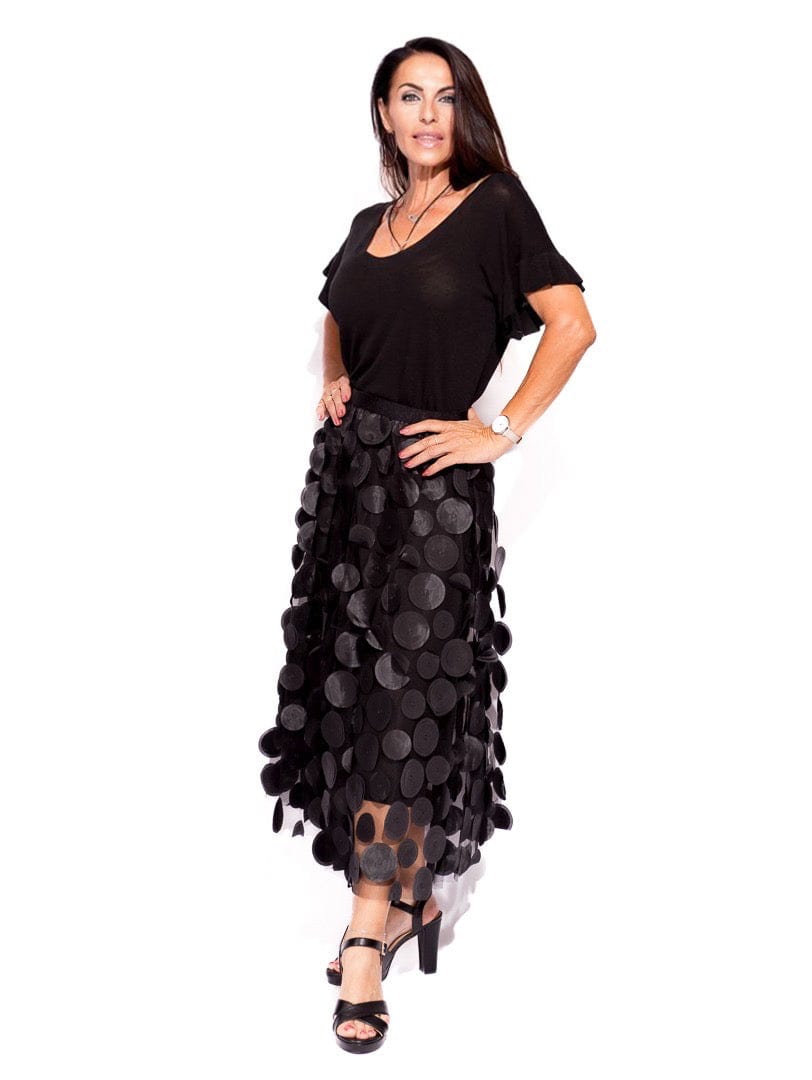 jupe en tulle femme noir