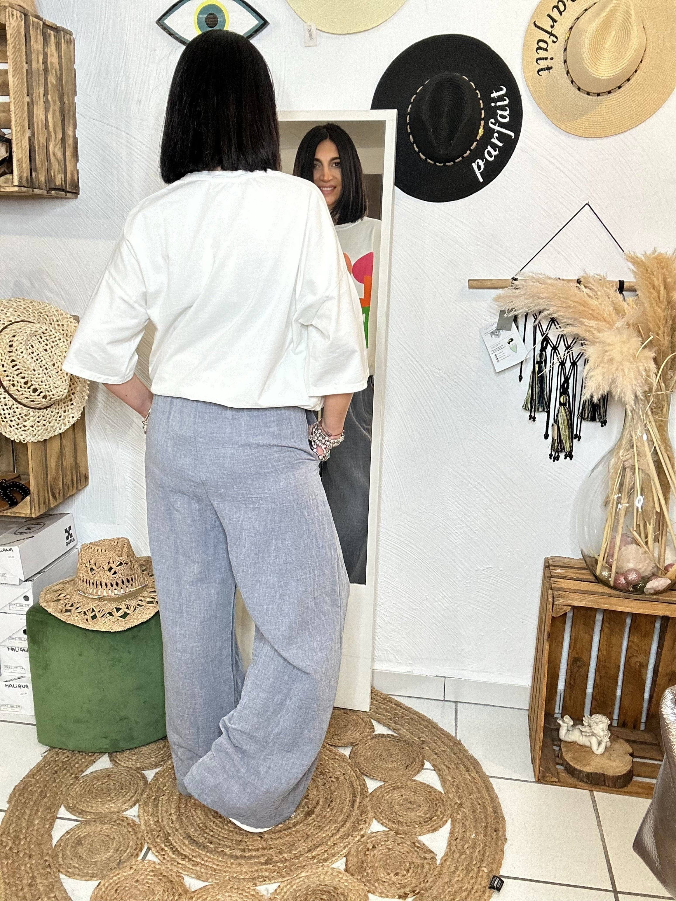 La Boutique 83470 Pantalon à pince Banditas from Marseille Pantalon STÉPHANE Banditas From Marseille Pantalon STÉPHANE Banditas From Marseille