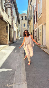 La Boutique 83470 Pantalon Beige / TU du 36 au 46 Pantalon MARIO Pantalon MARIO