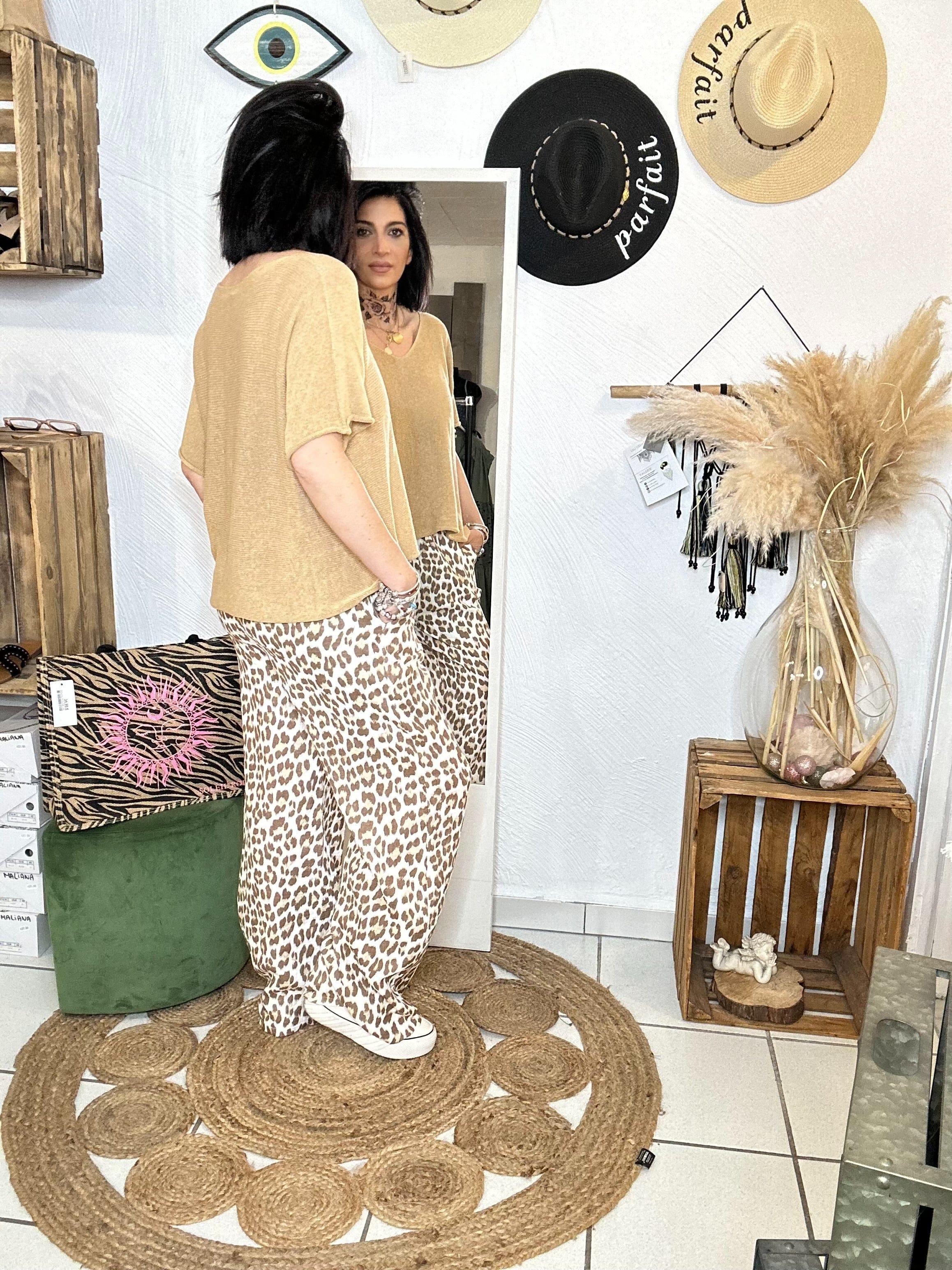 La Boutique 83470 Pull femme over size Haut PERRINE Haut PERRINE