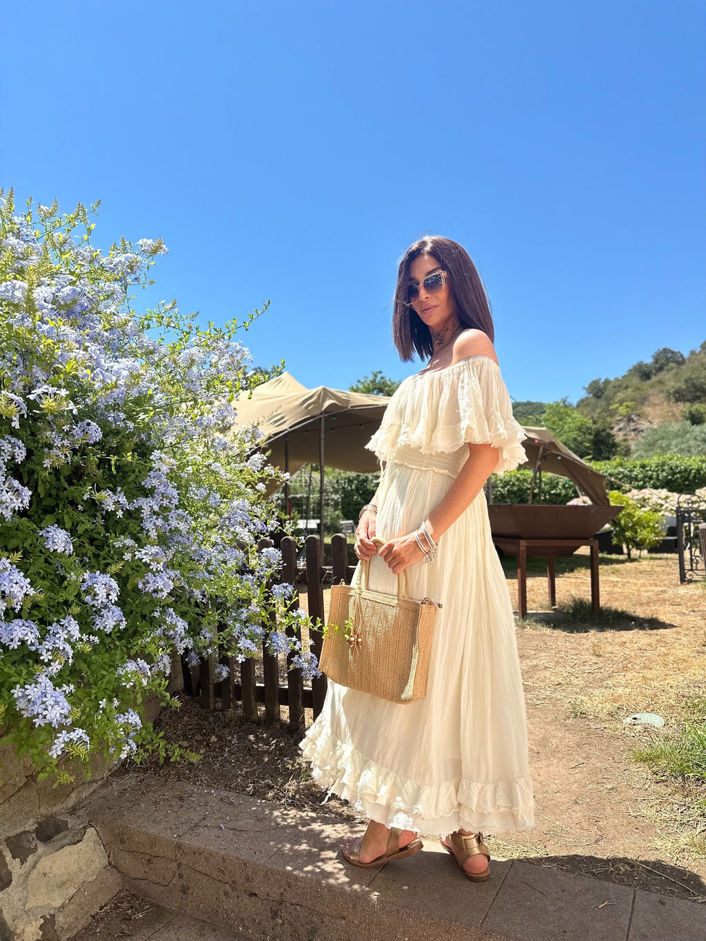 La Boutique 83470 Robe longue Banditas Robe GOYAVE Robe GOYAVE
