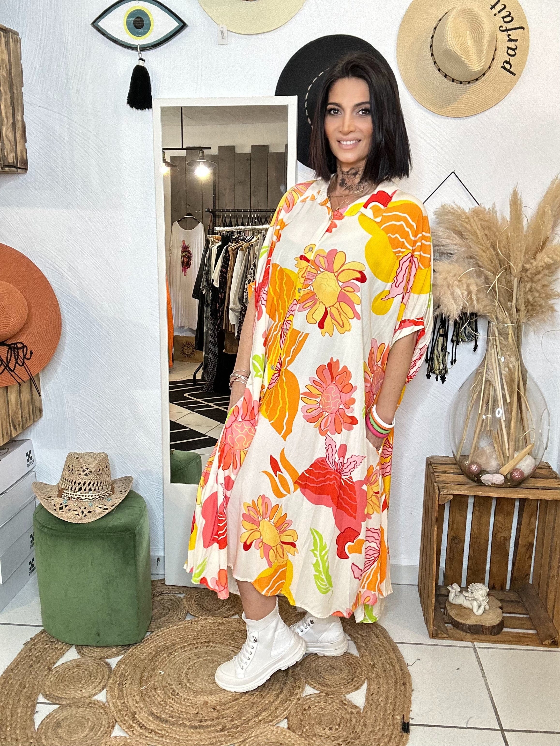 La Boutique 83470 Robe longue grande taille Robe LISE Robe LISE