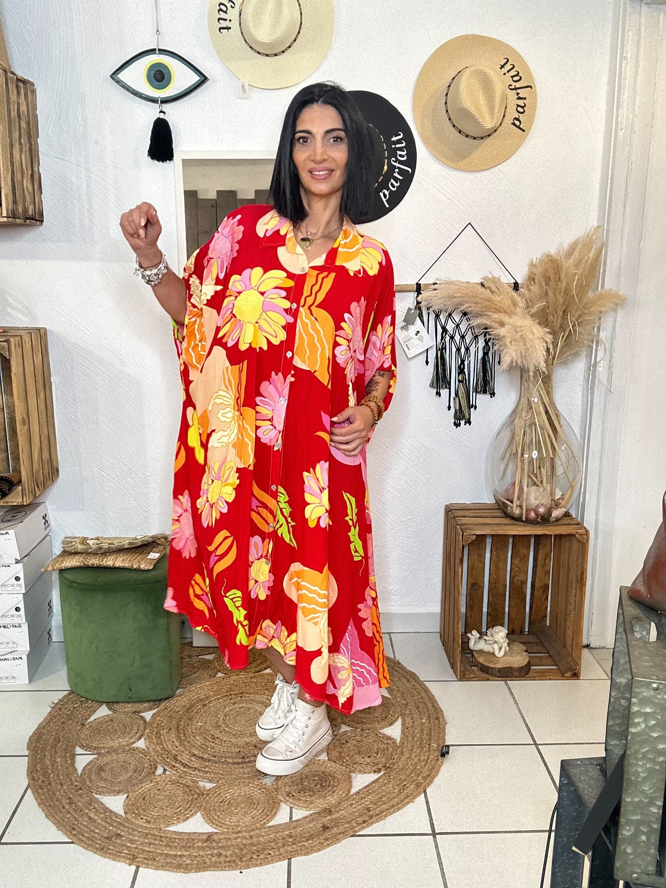 La Boutique 83470 Robe longue grande taille Robe LISE Robe LISE