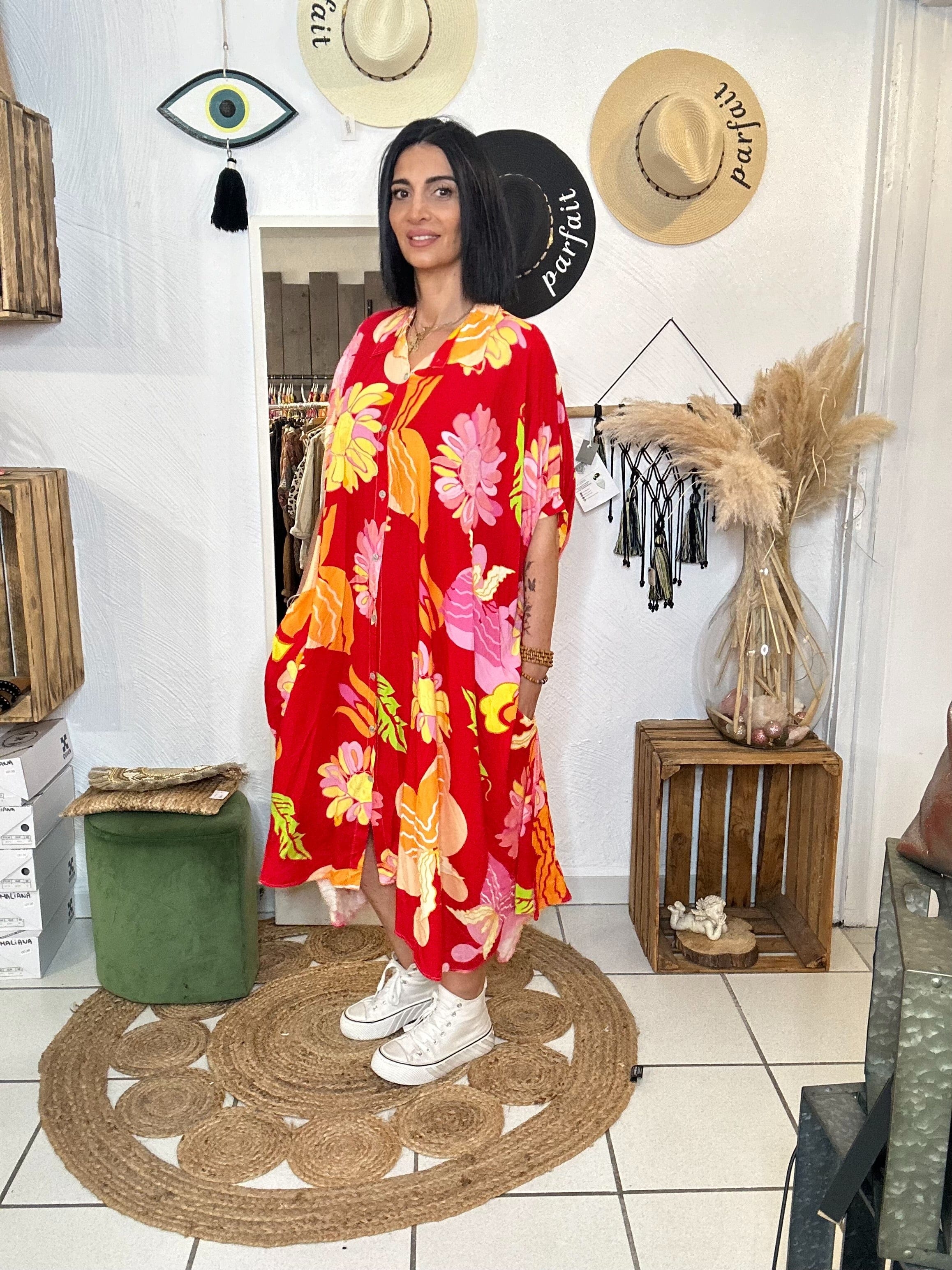 La Boutique 83470 Robe longue grande taille Robe LISE Robe LISE