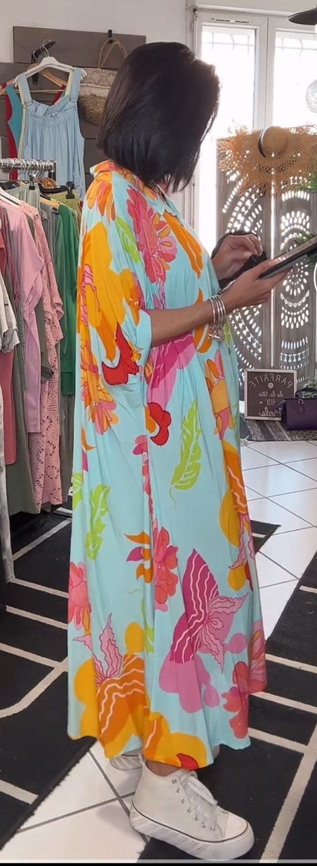 La Boutique 83470 Robe longue grande taille Robe LISE Robe LISE