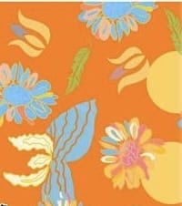 La Boutique 83470 Robe longue grande taille TU du 38 au 54 / Orange Robe LISE Robe LISE